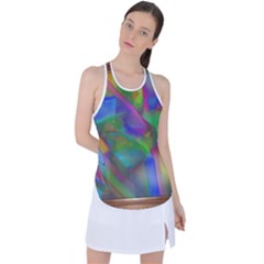 Prisma Colors Racer Back Mesh Tank Top by LW41021