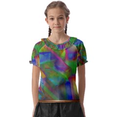 Prisma Colors Kids  Frill Chiffon Blouse by LW41021