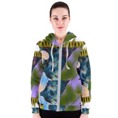 Jungle Lion Women s Zipper Hoodie by LW41021