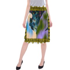 Jungle Lion Midi Beach Skirt by LW41021