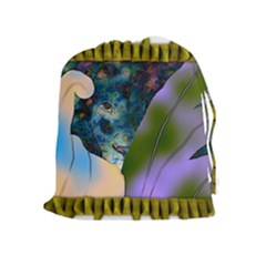 Jungle Lion Drawstring Pouch (xl) by LW41021