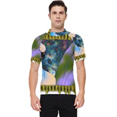 Jungle Lion Men s Short Sleeve Rash Guard by LW41021