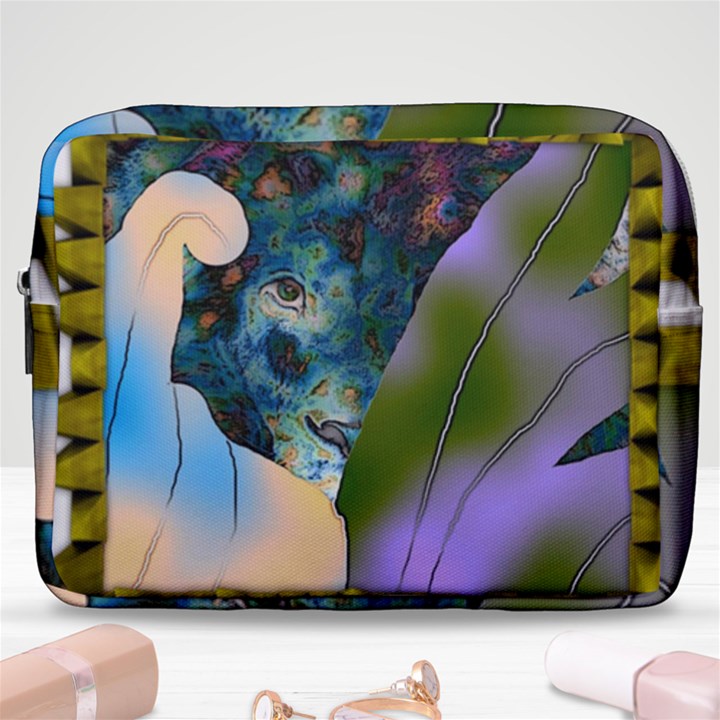 Jungle Lion Make Up Pouch (Large)