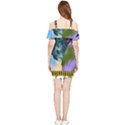 Jungle Lion Shoulder Frill Bodycon Summer Dress View2