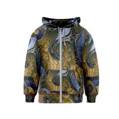 Sea Of Wonder Kids  Zipper Hoodie by LW41021