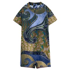 Sea Of Wonder Kids  Boyleg Half Suit Swimwear by LW41021