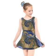 Sea Of Wonder Kids  Skater Dress Swimsuit by LW41021