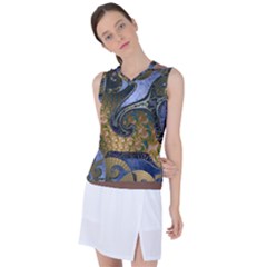 Sea Of Wonder Women s Sleeveless Sports Top by LW41021