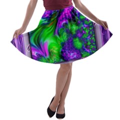 Feathery Winds A-line Skater Skirt by LW41021