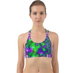 Feathery Winds Back Web Sports Bra by LW41021