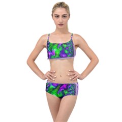 Feathery Winds Layered Top Bikini Set by LW41021