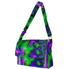 Feathery Winds Full Print Messenger Bag (s) by LW41021