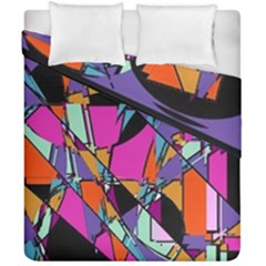 Abstract Duvet Cover Double Side (california King Size) by LW41021