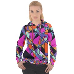 Abstract Women s Overhead Hoodie by LW41021