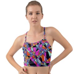 Abstract Mini Tank Bikini Top by LW41021