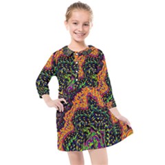 Goghwave Kids  Quarter Sleeve Shirt Dress by LW41021