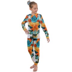 Spring Flowers Kids  Long Sleeve Set  by LW41021