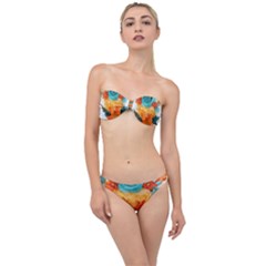 Spring Flowers Classic Bandeau Bikini Set by LW41021