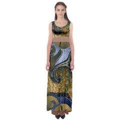 Sea Of Wonder Empire Waist Maxi Dress