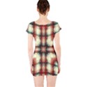 Royal Plaid Short Sleeve Bodycon Dress View2