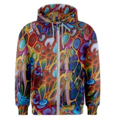 Colored Summer Men s Zipper Hoodie by Galinka