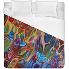 Colored Summer Duvet Cover (king Size)