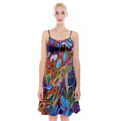 Colored Summer Spaghetti Strap Velvet Dress