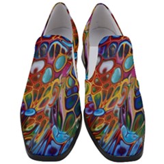 Colored Summer Women Slip On Heel Loafers by Galinka