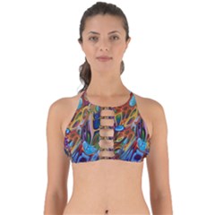 Colored Summer Perfectly Cut Out Bikini Top