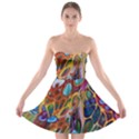 Colored summer Strapless Bra Top Dress View1