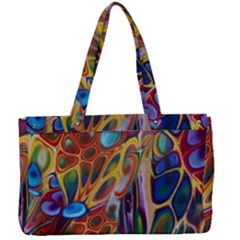 Colored Summer Canvas Work Bag by Galinka