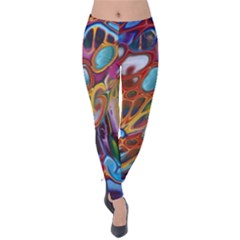 Colored Summer Velvet Leggings