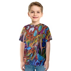 Colored Summer Kids  Sport Mesh Tee