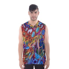 Colored Summer Men s Basketball Tank Top by Galinka