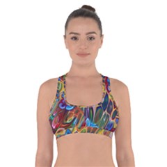 Colored Summer Cross Back Sports Bra by Galinka