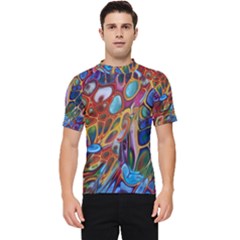 Colored Summer Men s Short Sleeve Rash Guard by Galinka