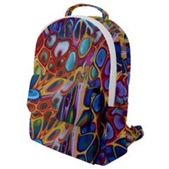 Colored Summer Flap Pocket Backpack (small) by Galinka