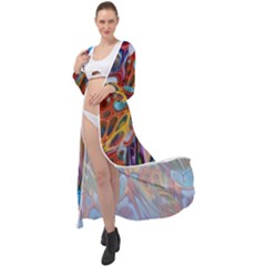 Colored Summer Maxi Chiffon Beach Wrap