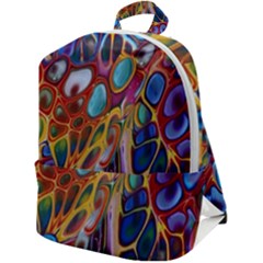 Colored Summer Zip Up Backpack