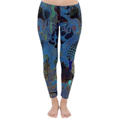 Undersea Classic Winter Leggings by PollyParadise