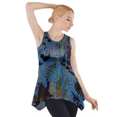 Undersea Side Drop Tank Tunic by PollyParadise