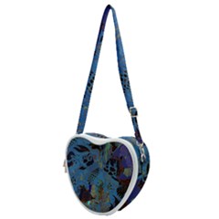 Undersea Heart Shoulder Bag by PollyParadise