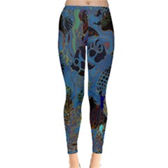 Undersea Inside Out Leggings by PollyParadise