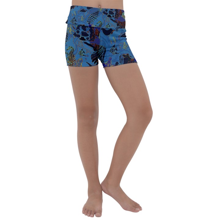 UnderSea Kids  Lightweight Velour Yoga Shorts