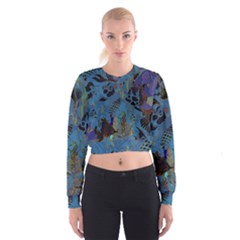 Undersea Cropped Sweatshirt