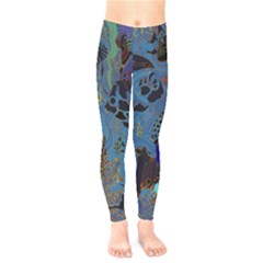 Undersea Kids  Leggings by PollyParadise