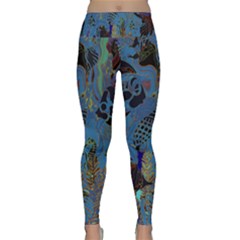 Undersea Lightweight Velour Classic Yoga Leggings