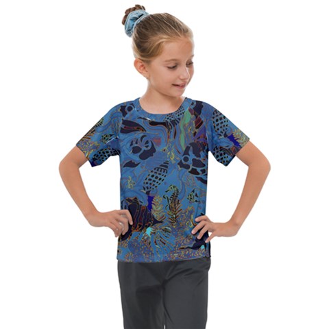 Undersea Kids  Mesh Piece Tee by PollyParadise