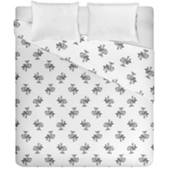 Black And White Sketchy Birds Motif Pattern Duvet Cover Double Side (california King Size) by dflcprintsclothing