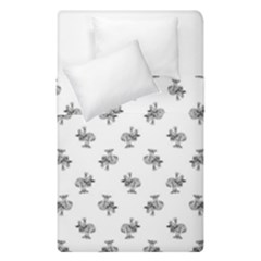 Black And White Sketchy Birds Motif Pattern Duvet Cover Double Side (single Size) by dflcprintsclothing